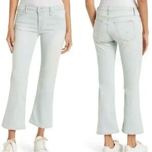 HUDSON Denim Natalie Midrise Bootcut Crop Ankle Jeans Galaxy Light Wash Size 32